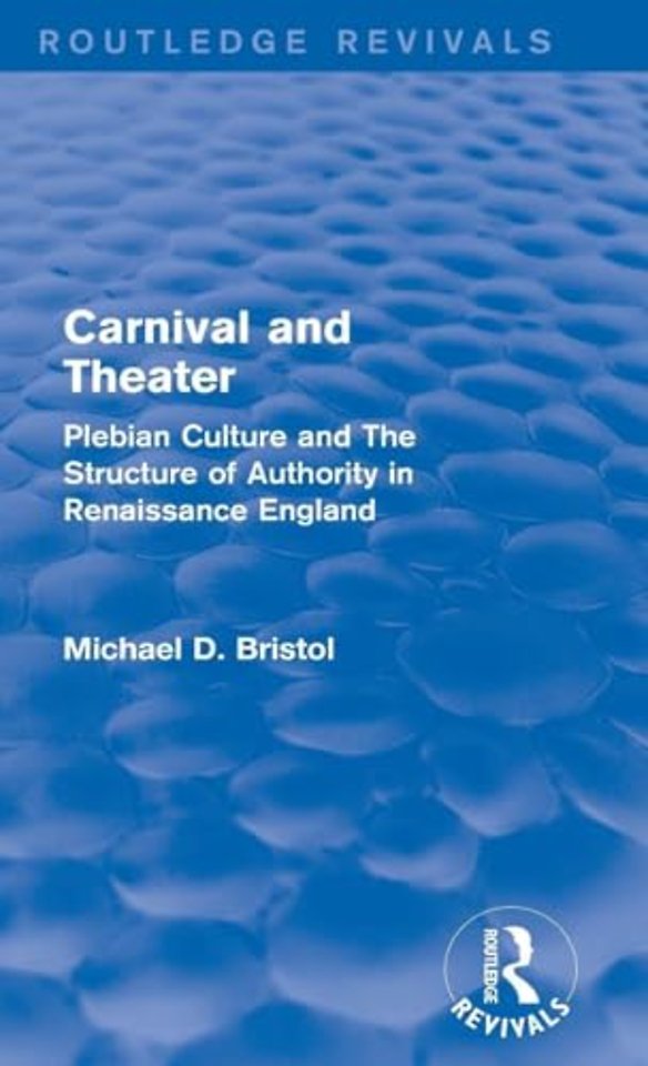 Carnival and Theater (Routledge Revivals)