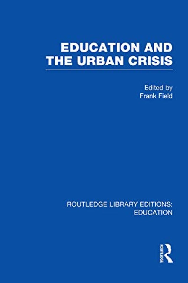 Education and the Urban Crisis