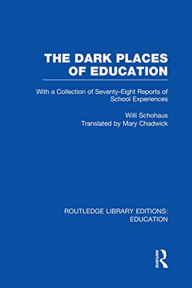 Dark Places of Education (RLE Edu K)