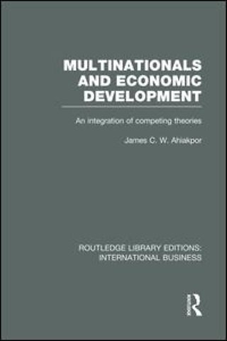 Multinationals and Economic Development (RLE International Business)