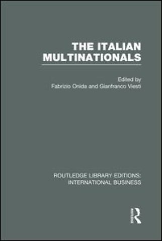 Italian Multinationals (RLE International Business)