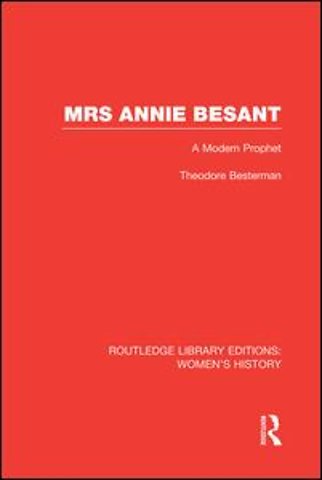 Mrs Annie Besant