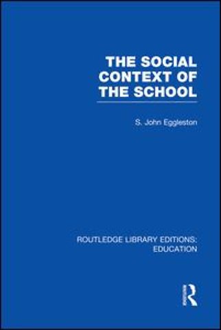 Social Context of the School (RLE Edu L)
