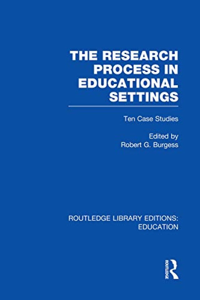 Research Process in Educational Settings (RLE Edu L)