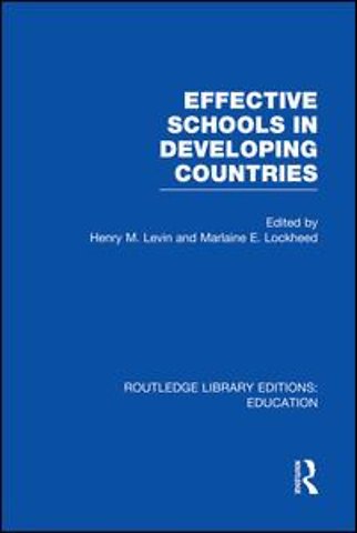 Effective Schools in Developing Countries