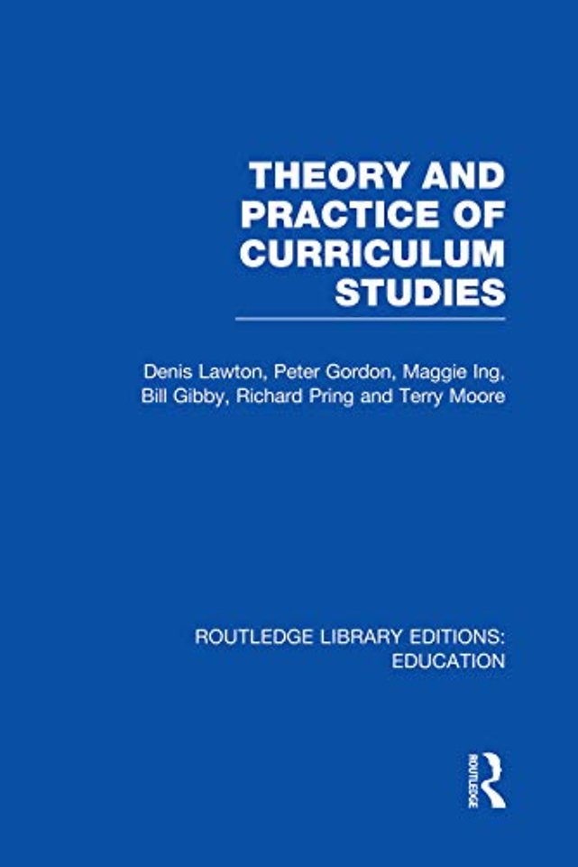 Theory and Practice of Curriculum Studies