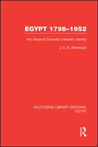Egypt, 1798-1952 (RLE Egypt)