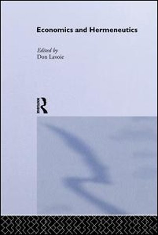 Economics and Hermeneutics