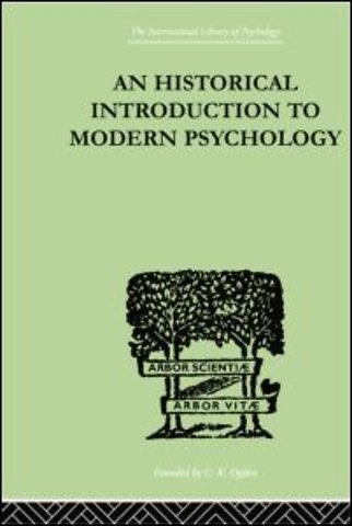 Historical Introduction To Modern Psychology