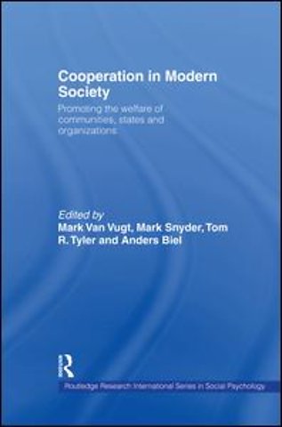 Cooperation in Modern Society