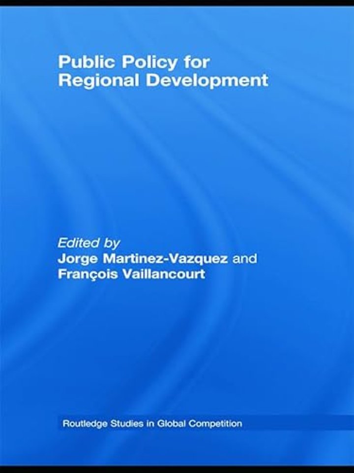 Public Policy for Regional Development