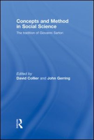 Concepts and Method in Social Science