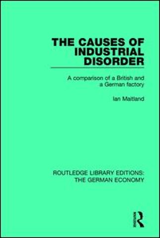 Causes of Industrial Disorder