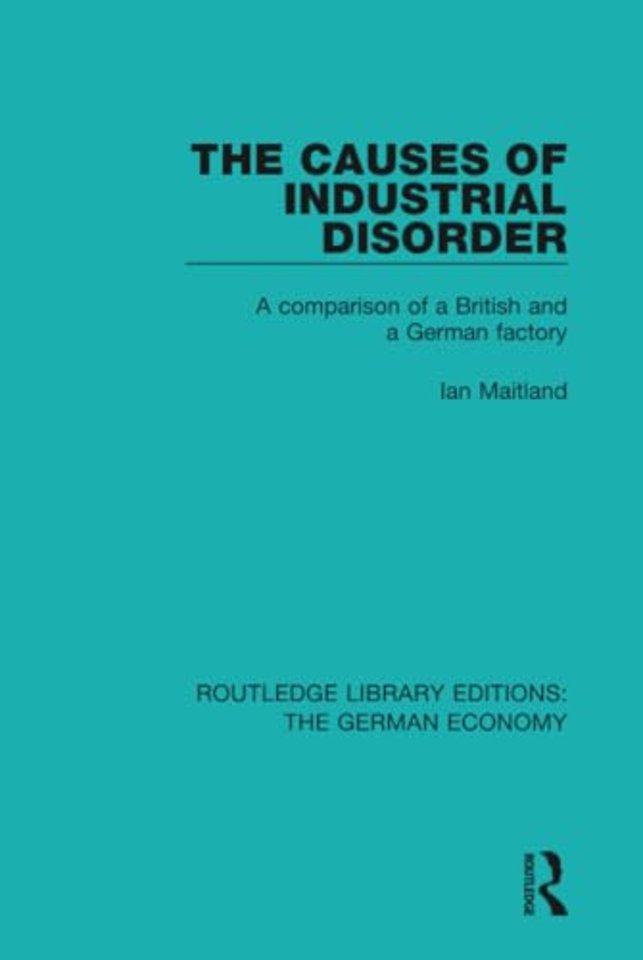 Causes of Industrial Disorder