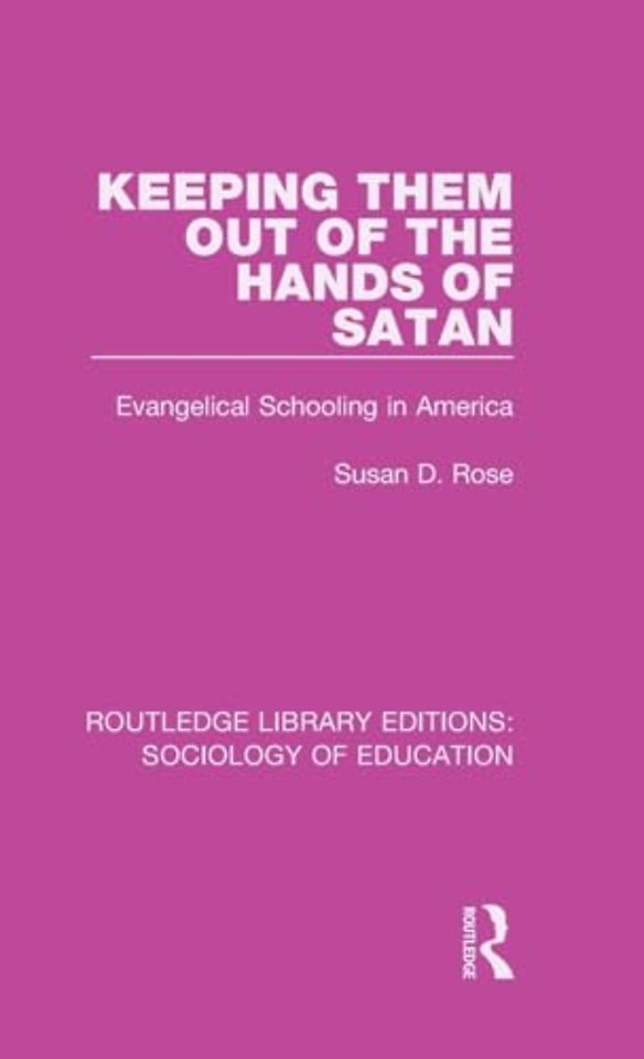 Keeping Them Out of the Hands of Satan