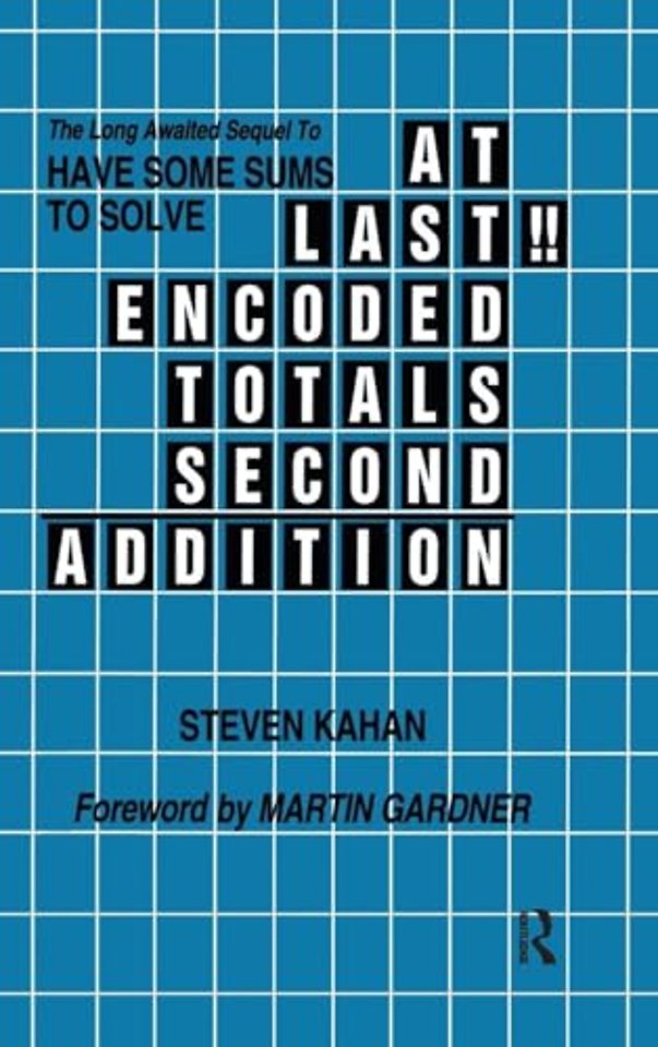 At Last!! Encoded Totals Second Addition