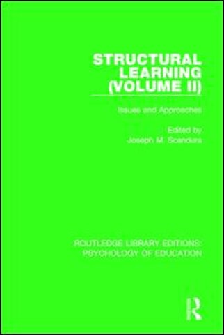 Structural Learning (Volume 2)