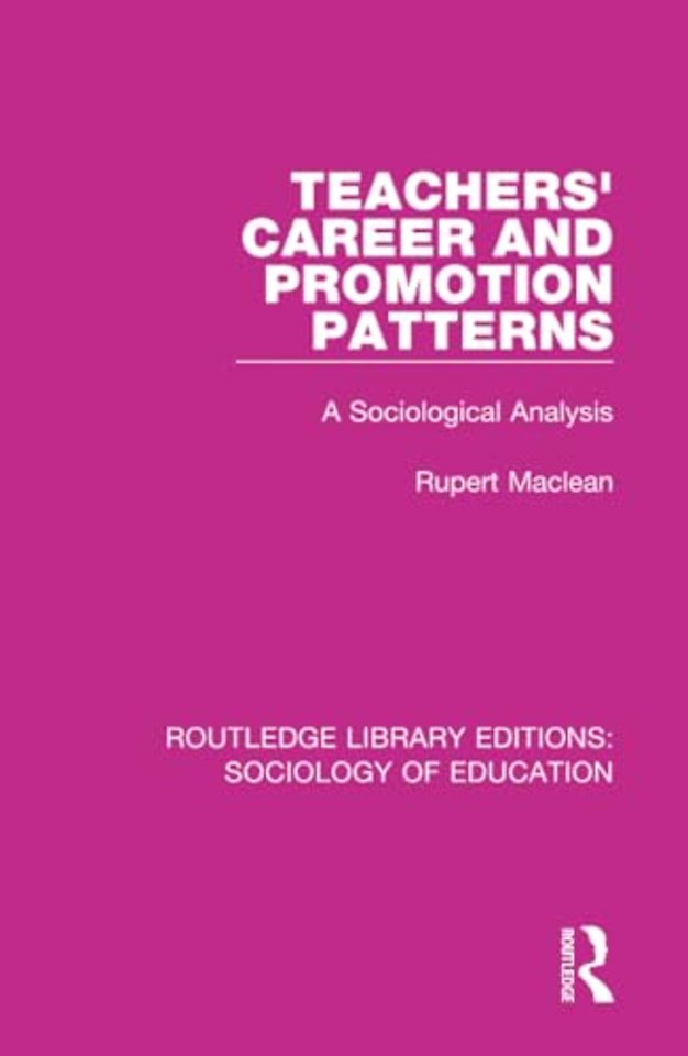 Teachers' Career and Promotion Patterns