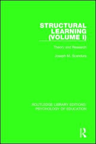 Structural Learning (Volume 1)