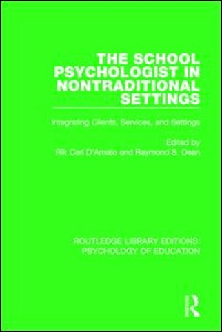 School Psychologist in Nontraditional Settings