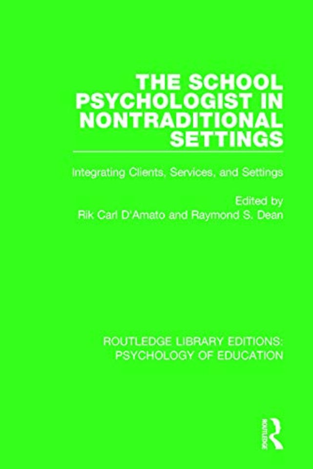 School Psychologist in Nontraditional Settings