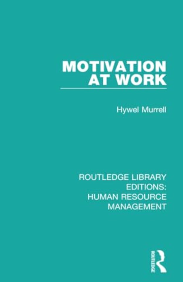 Motivation at Work