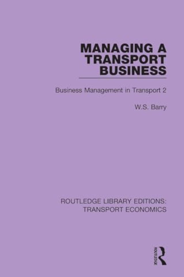 Managing a Transport Business