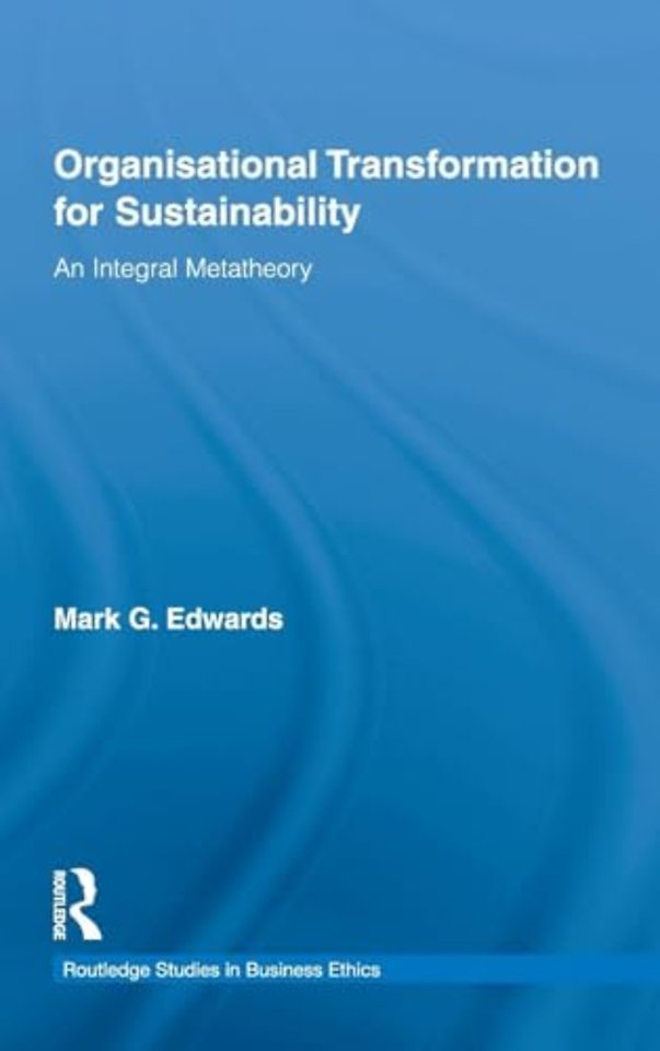 Organizational Transformation for Sustainability