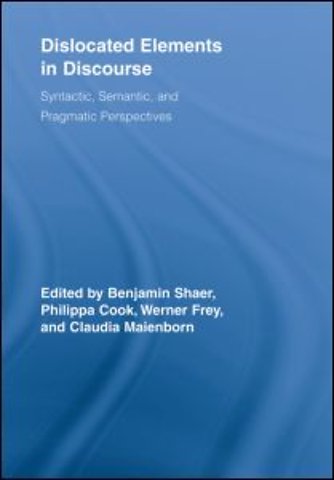 Dislocated Elements in Discourse