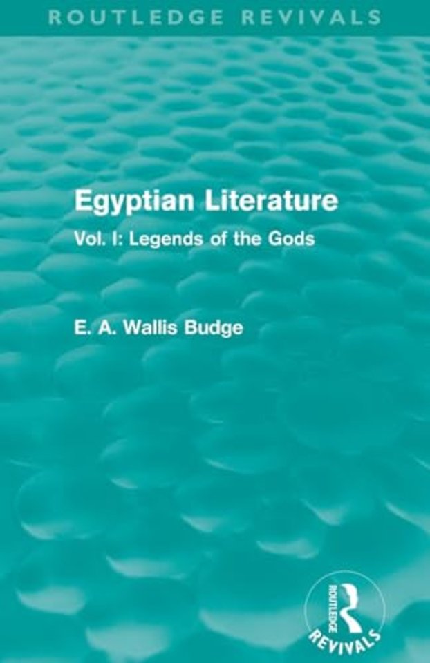 Egyptian Literature (Routledge Revivals)
