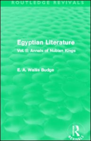 Egyptian Literature (Routledge Revivals)
