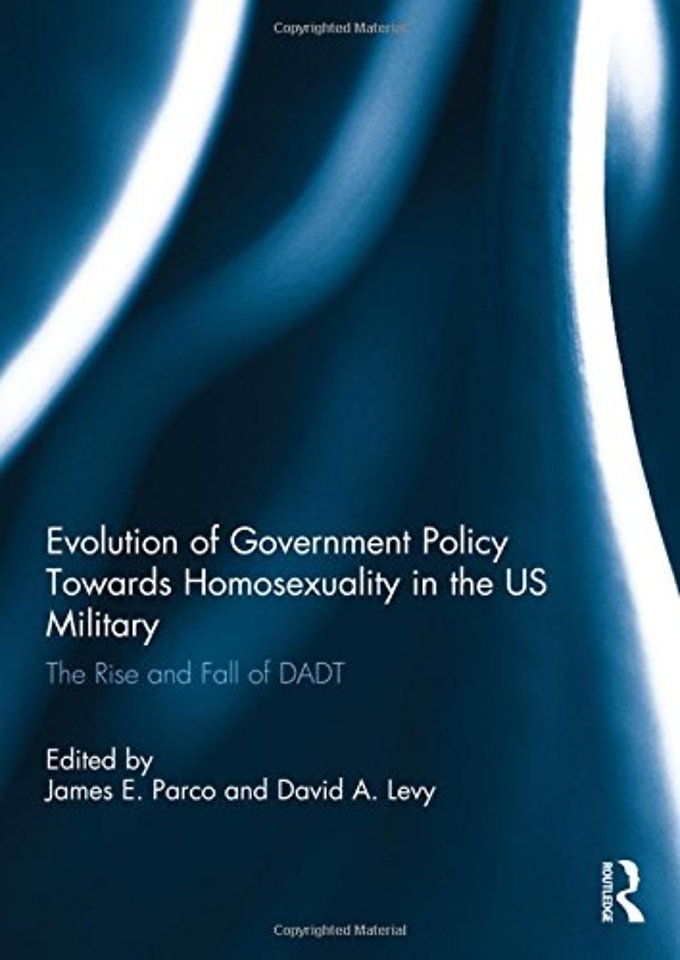Evolution of Government Policy Towards Homosexuality in the US Military