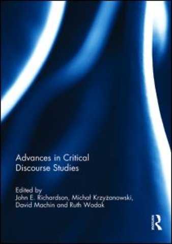 Advances in Critical Discourse Studies