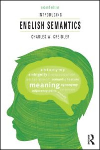 Introducing English Semantics