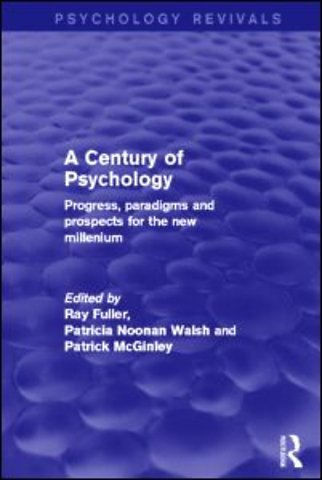 Century of Psychology (Psychology Revivals)
