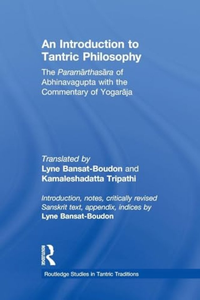 Introduction to Tantric Philosophy
