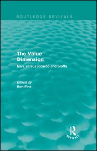 Value Dimension (Routledge Revivals)