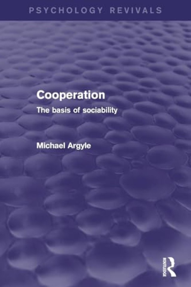 Cooperation (Psychology Revivals)
