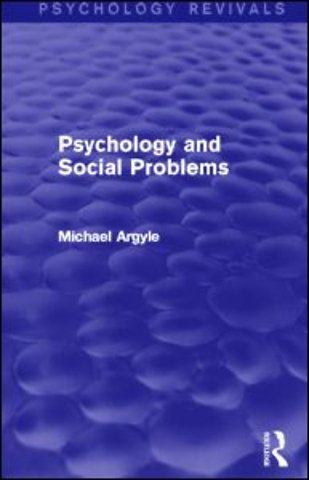 Psychology and Social Problems