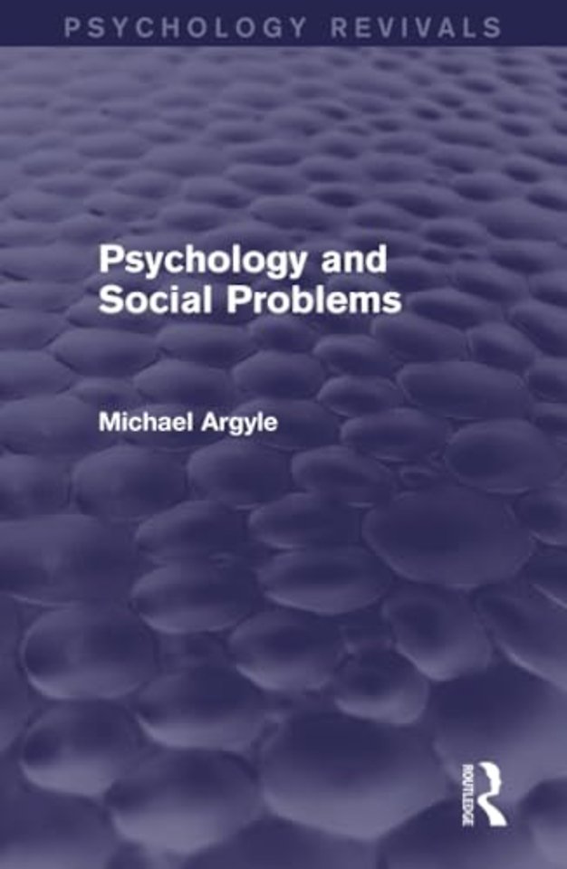 Psychology and Social Problems