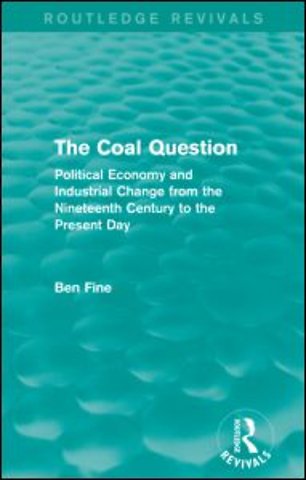 Coal Question (Routledge Revivals)