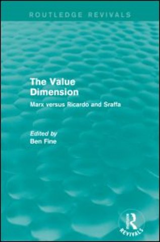 Value Dimension (Routledge Revivals)
