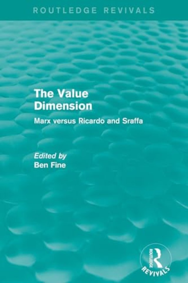 Value Dimension (Routledge Revivals)