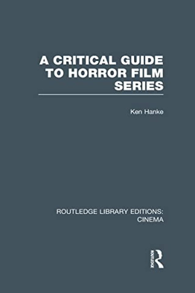 Routledge Library Editions: Cinema