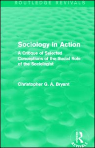Sociology in Action (Routledge Revivals)