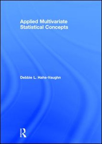 Applied Multivariate Statistical Concepts