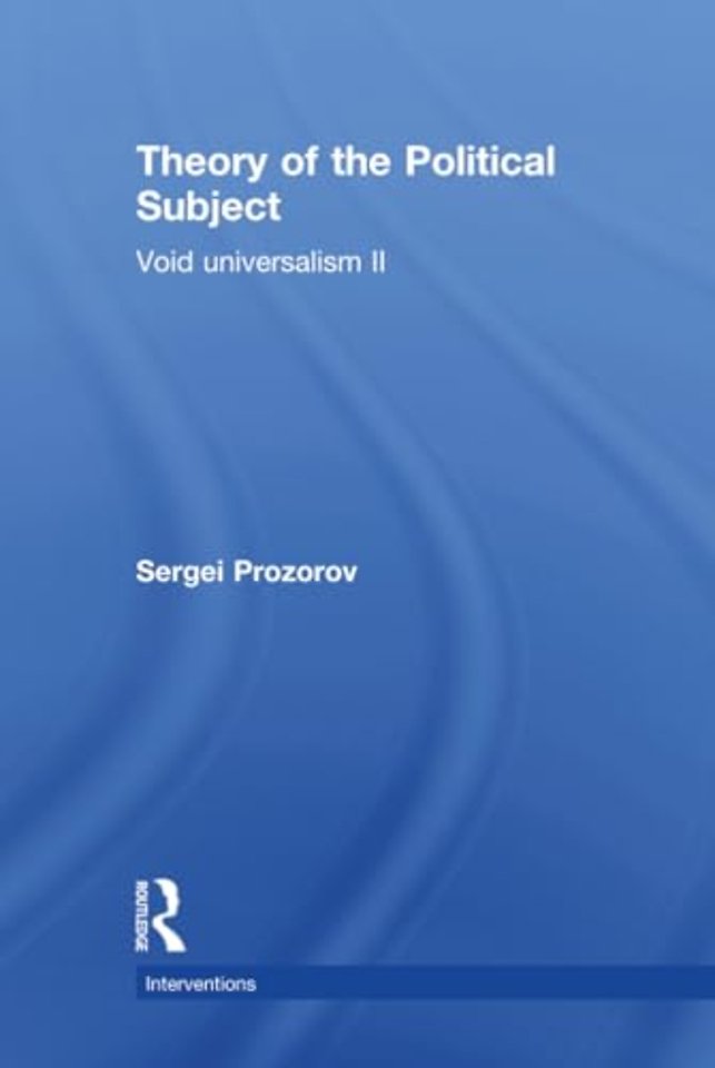 Theory of the Political Subject