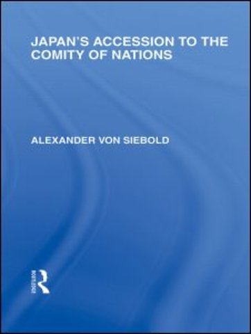 Japan's Accession to the Comity of Nations