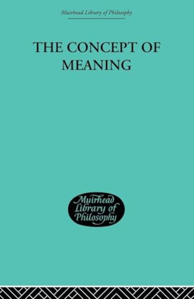 Concept of Meaning