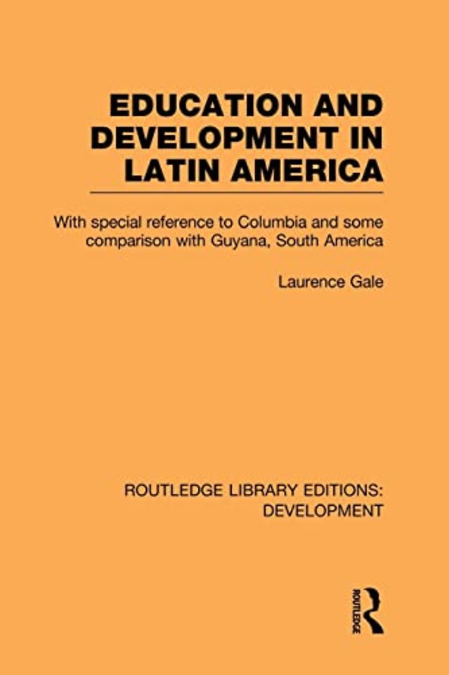 Education and development in Latin America
